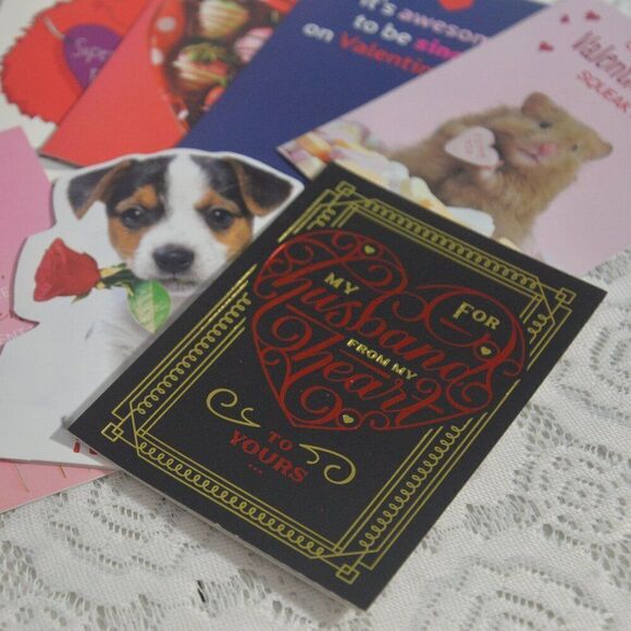 Valentines Day Cards 15 Various Brand New with Envelopes - Picture 5 of 12